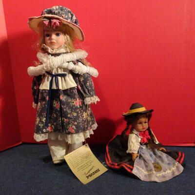 LOT 242. TWO VINTAGE DOLLS