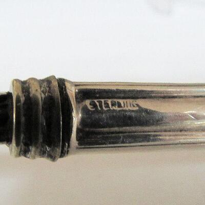 Vintage Sterling Handle Serving Pieces, Lunt Eloquence Pattern Butter Knife, Meat Fork