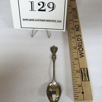Antique Sterling Demitasse Size Spoon, Marked 925 and Sterling, Collectors Item