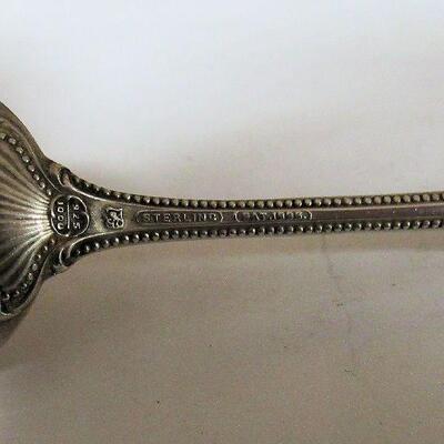 Antique Sterling Demitasse Size Spoon, Marked 925 and Sterling, Collectors Item