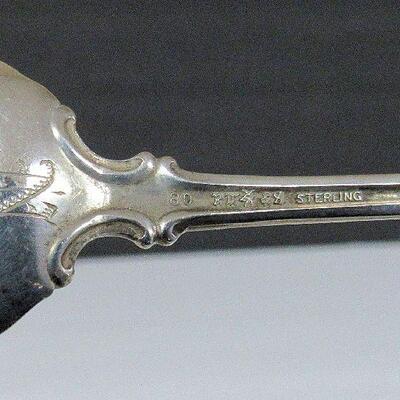 Vintage Sterling Silver Spoon, Iris, Collectors Item