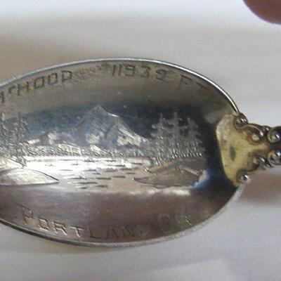Vintage Oregon State Sterling Silver Spoon, Nice