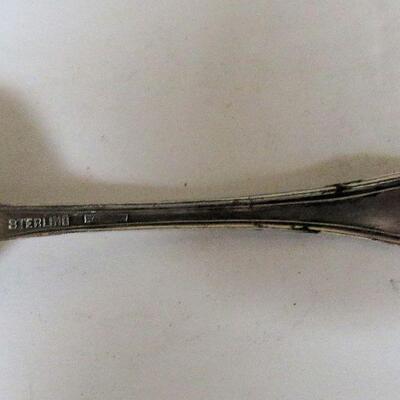 Vintage Sterling Silver 4 3/4" Serving Spoon, Collectors Item