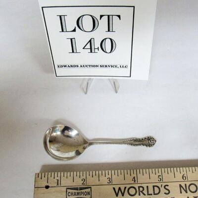 Vintage Sterling Silver 4 3/4" Serving Spoon, Collectors Item