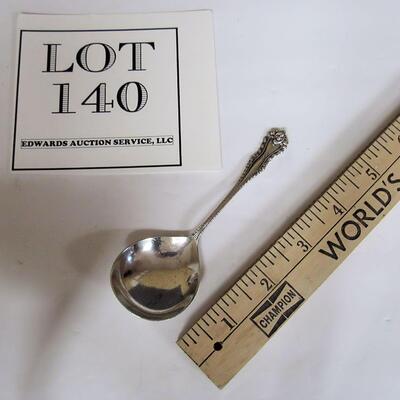 Vintage Sterling Silver 4 3/4" Serving Spoon, Collectors Item