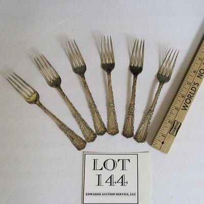 Antique Sterling Silver Forks, Venus Pattern by Watrous, Mfg,  Popular Collectors Pattern