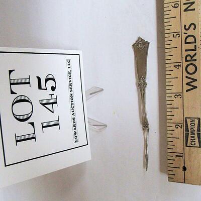 Antique Very Unusual Sterling Silver Manicure Grooming Tool