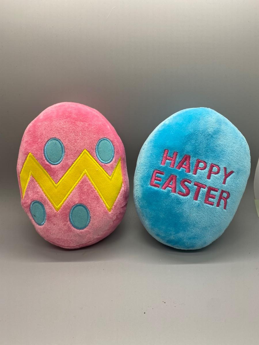 Colorful Plush Easter Eggs