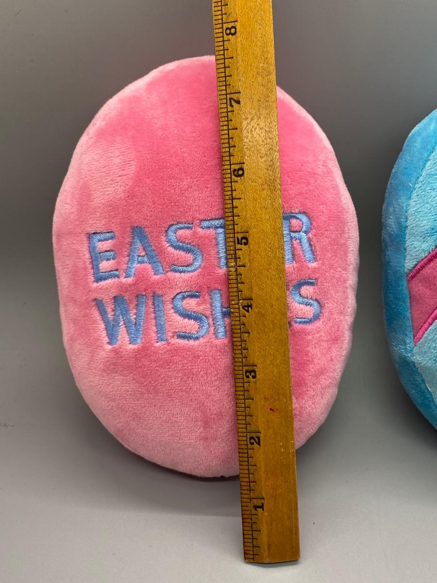 Colorful Plush Easter Eggs