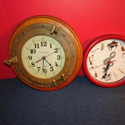 LOT 284. TWO CLOCKS
