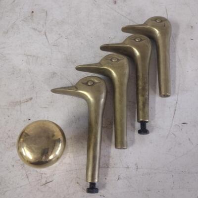 Brass Duck Heads