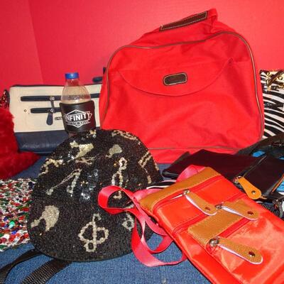 LOT 310. HATS AND BAGS