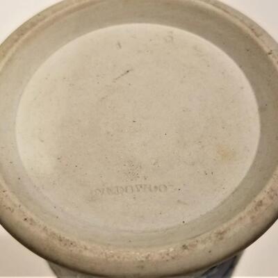 Lot #93  Wedgwood Cobalt Blue Jasperware Vase