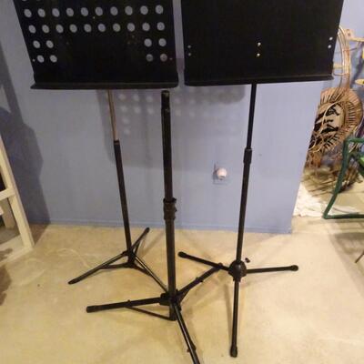 LOT 325. MUSIC STANDS AND PARTS