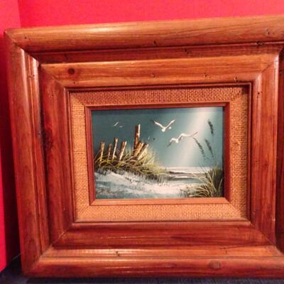 LOT 336. OIL ON CANVAS ART