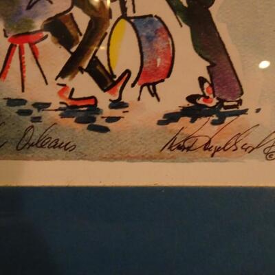 LOT 338. MUSICAL HOME DECOR WALL ART