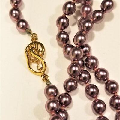 Lot #94  Two Lovely "Pearl" necklaces - Joan Rivers & Kenneth Jay Lane