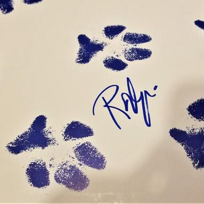 Lot #96  BLUE DOG by George Rodrigue - autographed, slip-cased copy