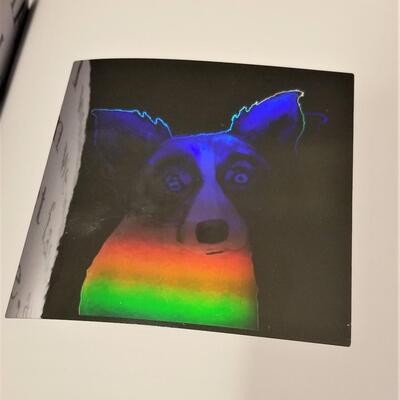 Lot #96  BLUE DOG by George Rodrigue - autographed, slip-cased copy