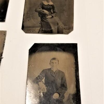 Lot #98  Lot of 8 Antique Tintypes -19th Century