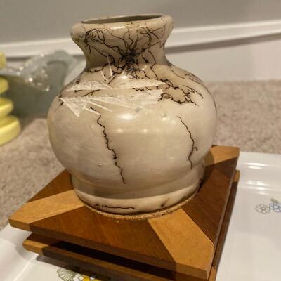 Navajo artist signed pottery pieces