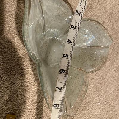 Art glass candy dish