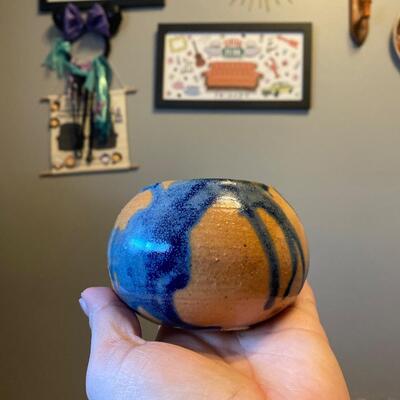 Mid century pottery planter