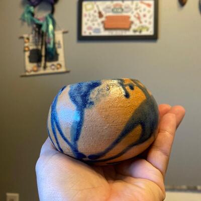 Mid century pottery planter