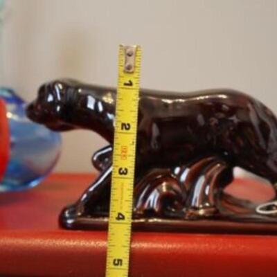 Mid Century Modern pottery dog figurines