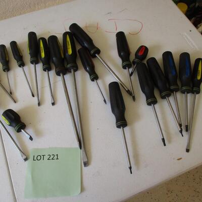 Tools--various screwdrivers