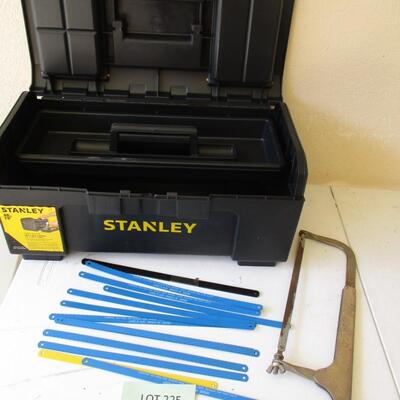 Stanley Tool Box/Hacksaw & Blades