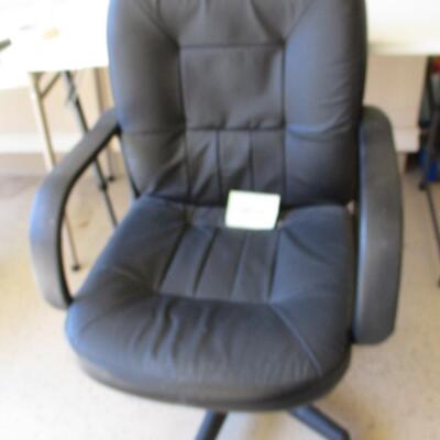 Black Office Chair on Wheels