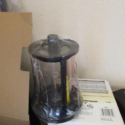 Garden Sprayer, Solar Lights