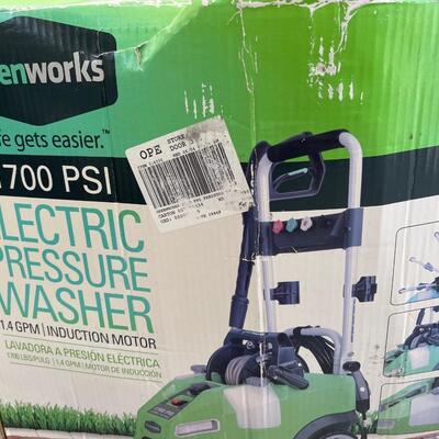 886 Greenworks 1700 PSI Electric Pressure Washer