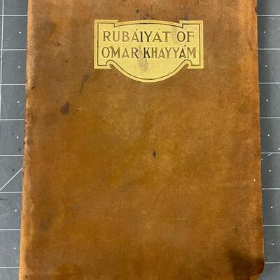 Antique Leather Bound Rubaiyat of Omar Khayyam