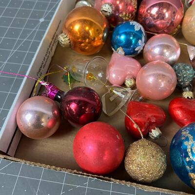 Mixed Vintage Christmas Bulb Lot, Glass /Mercury / Retrograde 