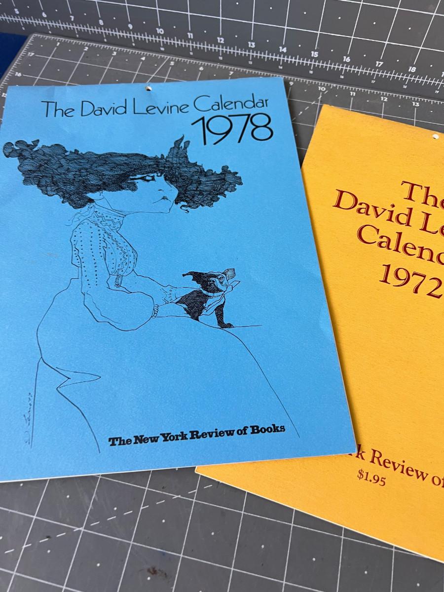 David Levine Calendars from the 70's