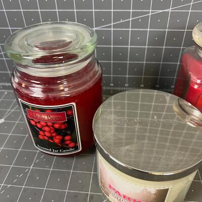 Scented Candles lot of 3 