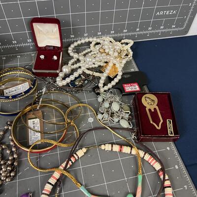 Lot of Jewelry- Browns, earth tones and reds