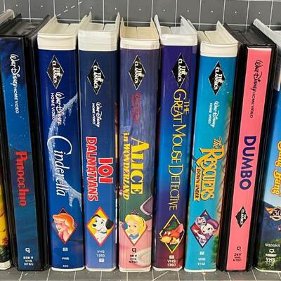 14 Disney VHS Black Label and others