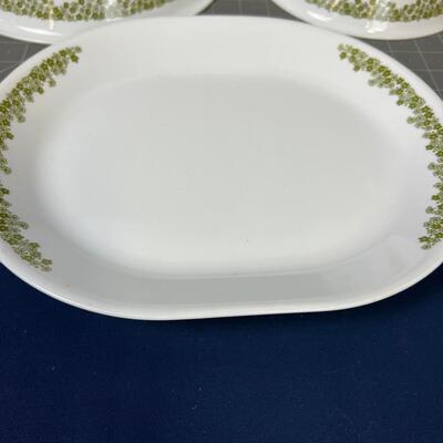 Crazy Daisy Platter and 2 Bowls Corelle