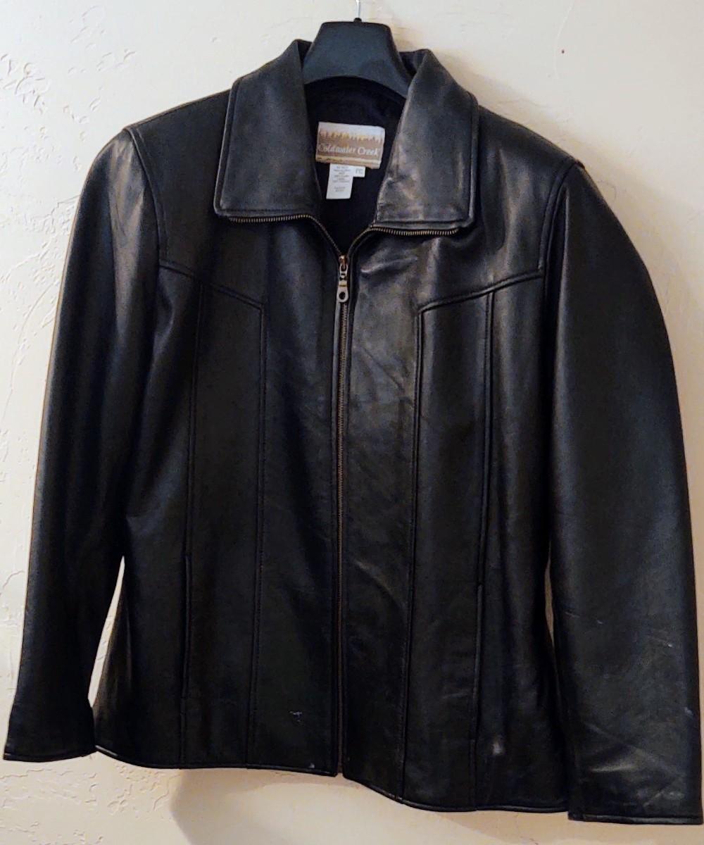 Coldwater Creek Leather Jacket | EstateSales.org