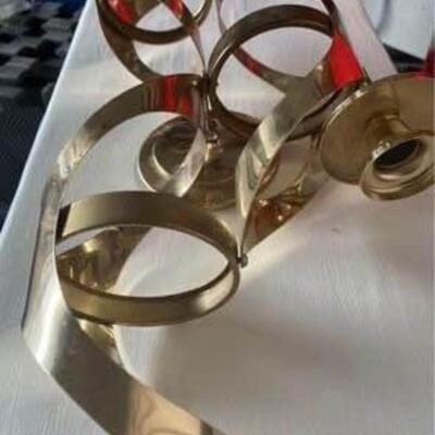 Modern vintage Mascot International brass wall sconce