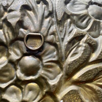 Vintage made in England brass charger