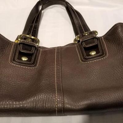 Lot #100  Vintage COACH leather handbag  - great condition