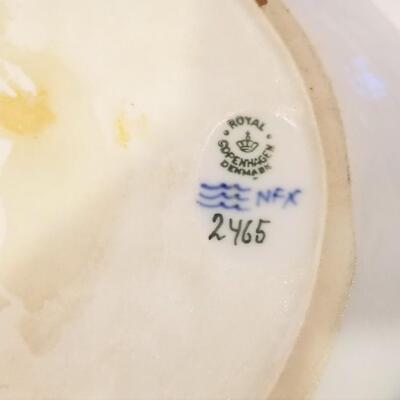 Lot #101    Vintage Royal Copenhagan China Bowl - Crab/Fish motif