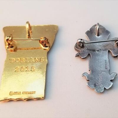 Lot #108  Two DORIANS Mardi Gras Krewe Favors - one Sterling
