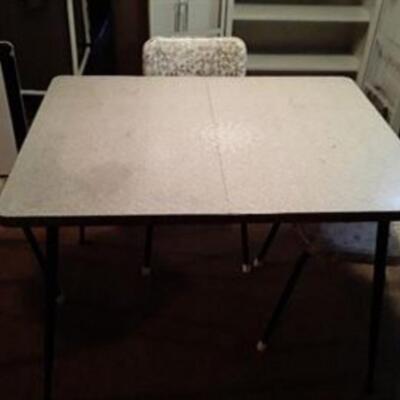 Vintage Kitchen Table with 3 Chairs