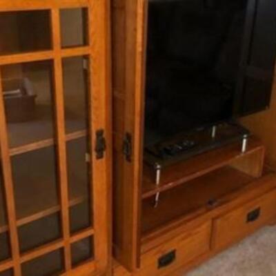 Mission Style TV Cabinet