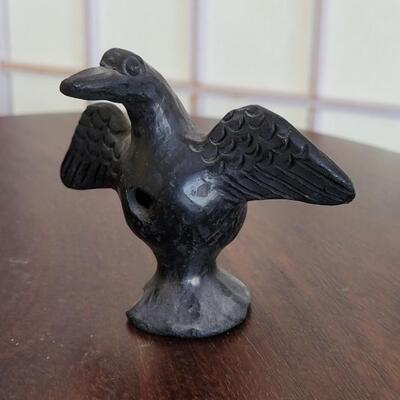 Lot 85: Vintage Oaxaca Barro Negro Pottey Bird Whistle
